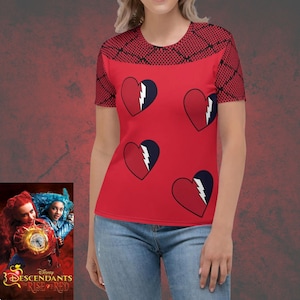 Rise of Red Descendants Women&#39;s T-shirt Disney costume