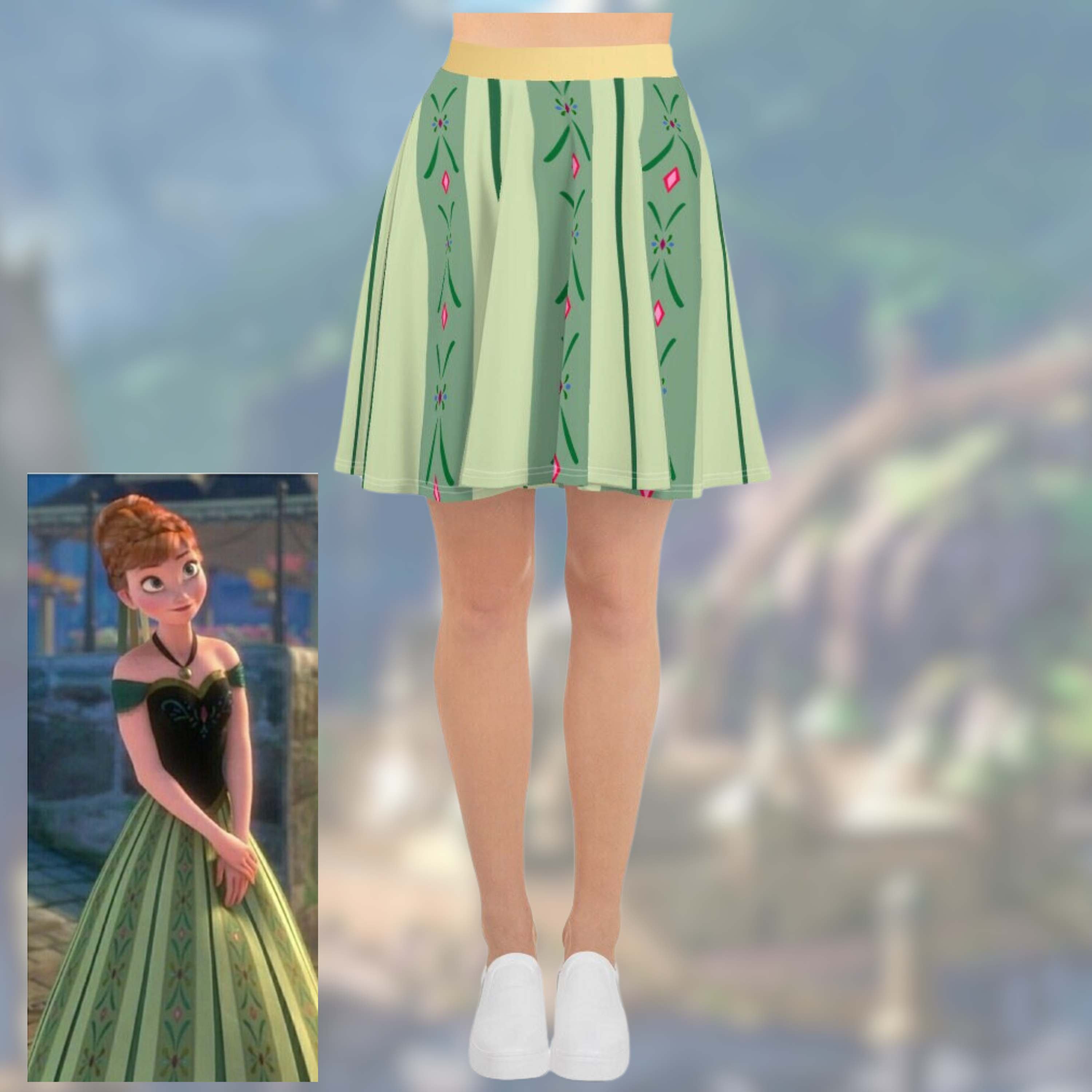 Green Anna Frozen Dress Adults - Etsy