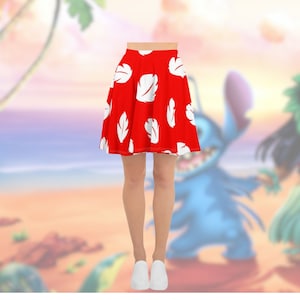 Lilo and Stitch Skirt womens Disney Hawaii Aulani outfit adult running costume