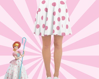 Womens Disney Bo Peep Skirt Toy Story Pixar costume cosplay run Disney outfit running dress