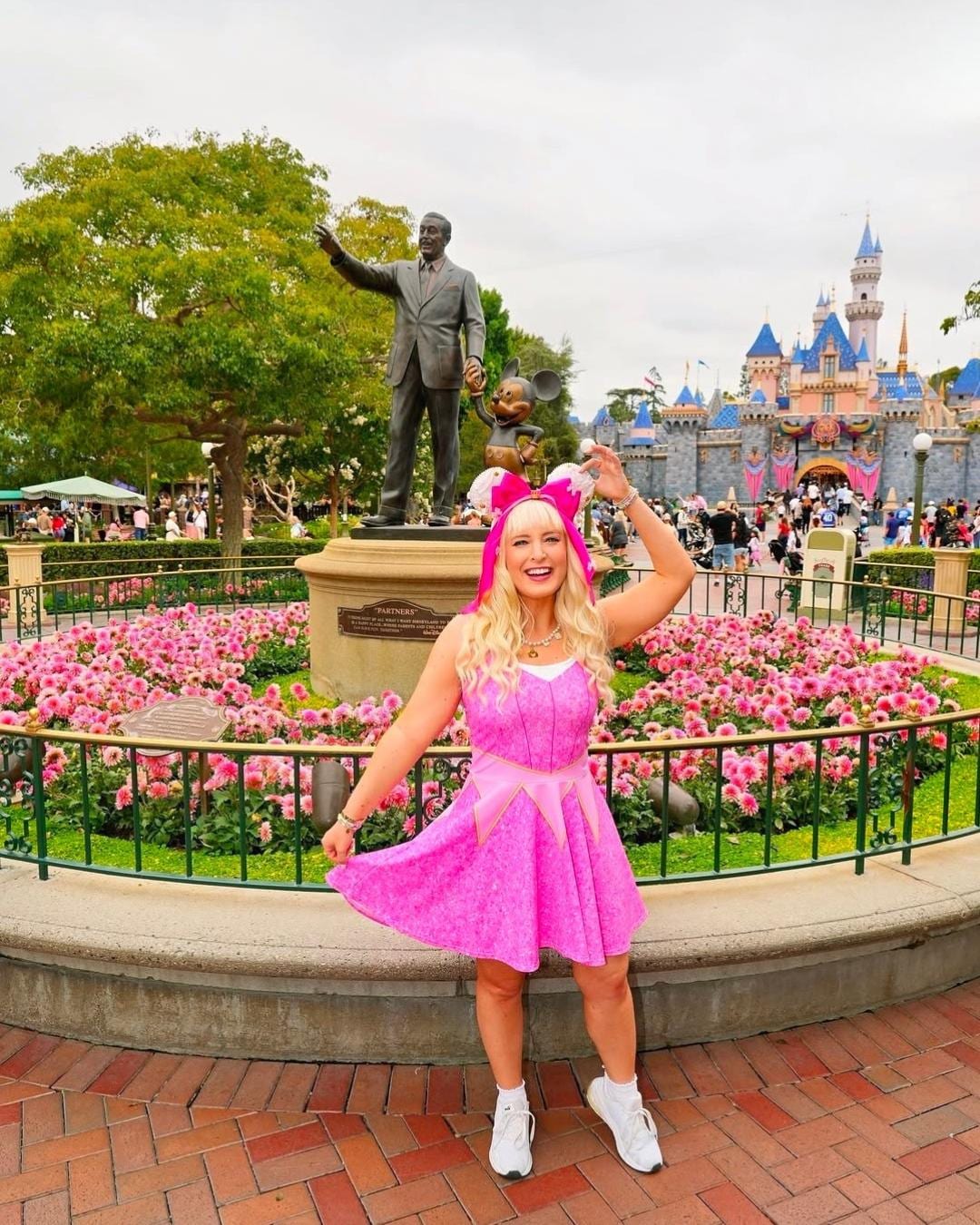 pink dress disney Disneybound Pink Cinderella Dapper Day Dress - Redhead Baby Mama