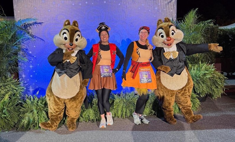Womens Disney Dress Dale Chipmunk Running Dress Cosplay Chip and Dale ...
