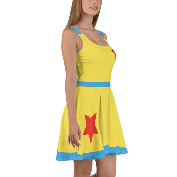 Womens Pixar Dress Toy Story Ball Skater Dress Disney Bounding