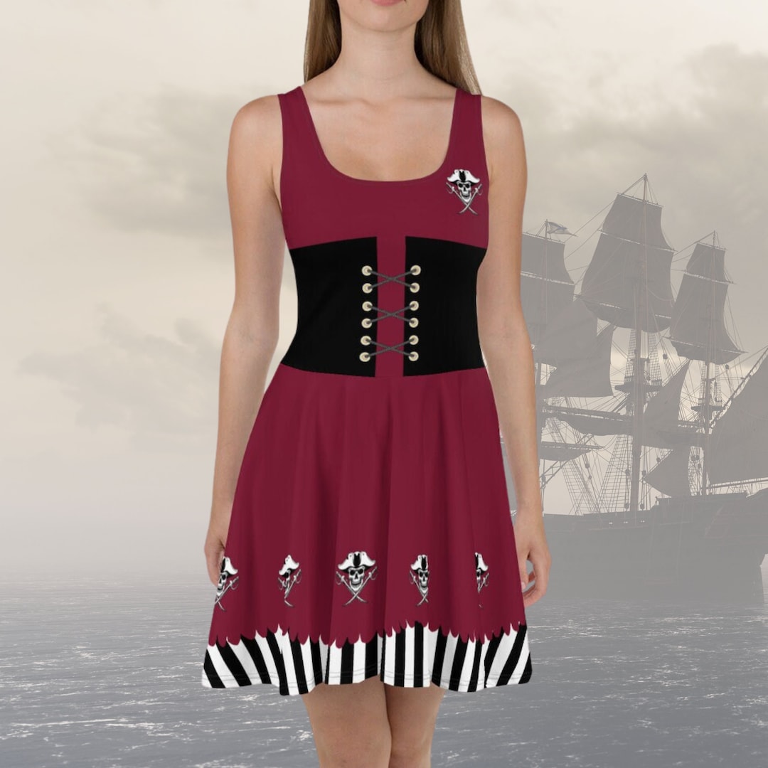 Womens Pirate Dress Costume Disney Cruise Pirate Night Outfit Disney ...