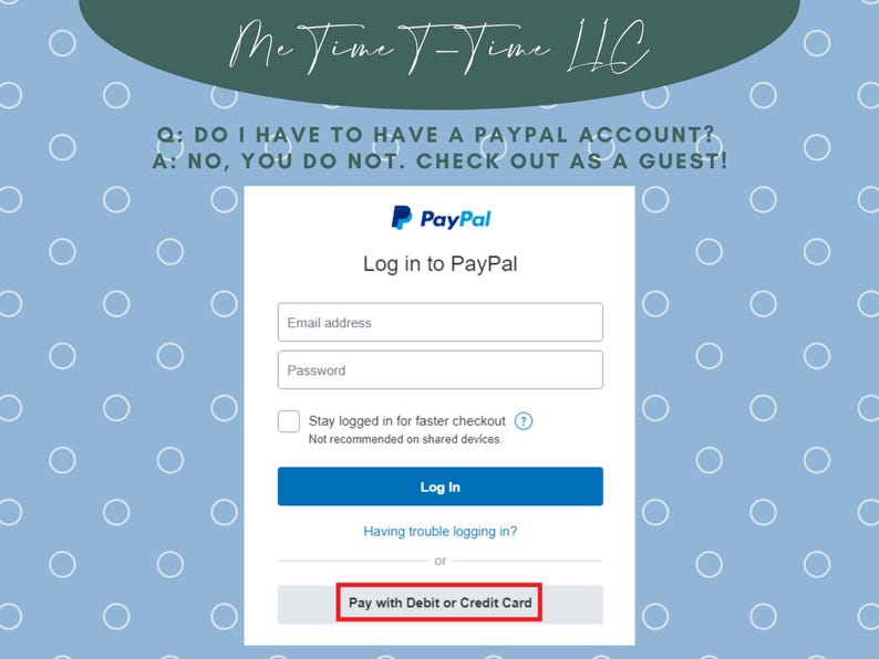 Puede incluir: Una pantalla de inicio de sesi&oacute;n de PayPal azul y blanca con el texto "Iniciar sesi&oacute;n en PayPal".  Hay campos para la direcci&oacute;n de correo electr&oacute;nico y la contrase&ntilde;a.  Un bot&oacute;n azul dice "Iniciar sesi&oacute;n".  Debajo del bot&oacute;n, el texto dice "&iquest;Tiene problemas para iniciar sesi&oacute;n?" y "o".  Un bot&oacute;n azul dice "Pagar con d&eacute;bito o tarjeta de cr&eacute;dito".