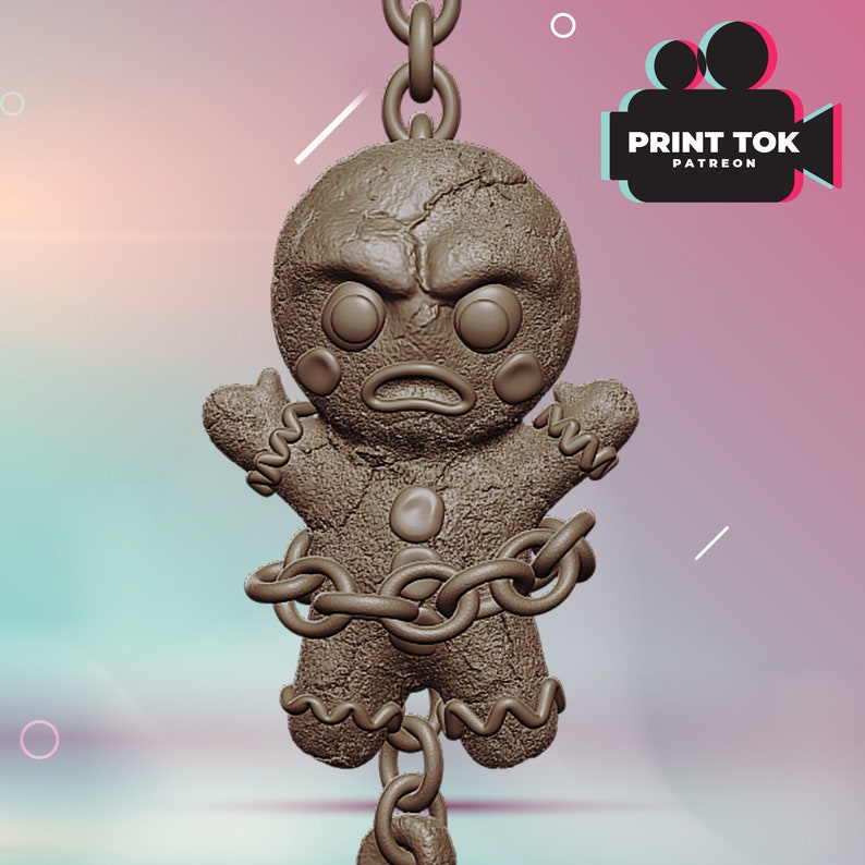 Krampus Gingerbread Man 1 DIGITAL STL FILE Etsy