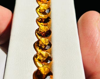 Citrine (Brazil) Oval Shape Faceted Loose Gemstones In Assorted Sizes From For Jewelry Making