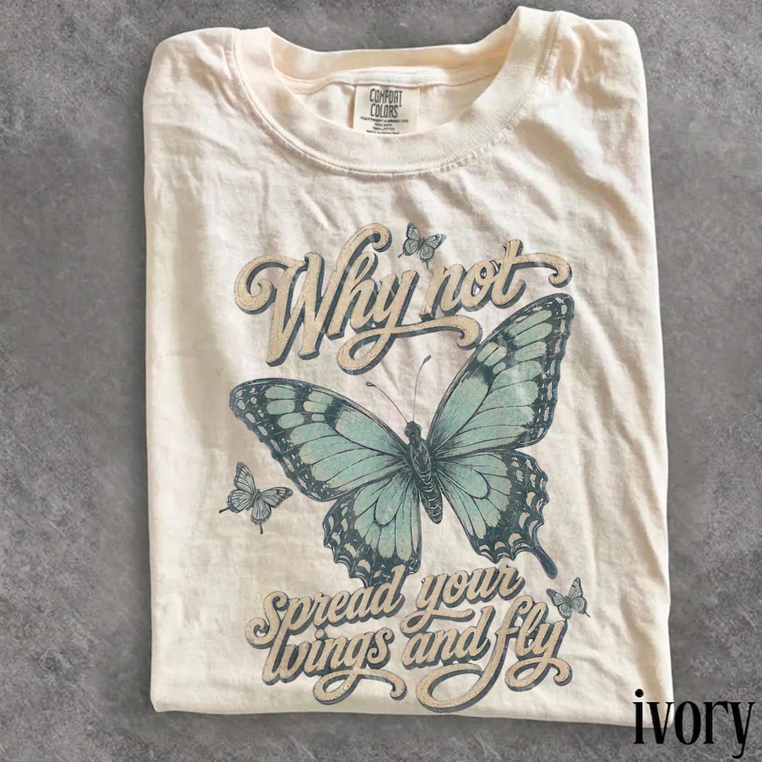 Vintage Hilary Duff Shirt Why Not Butterfly Comfort Colors Shirt, Gift For Woman and Man U