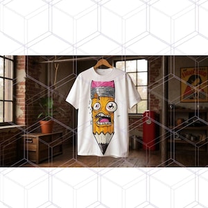 Crayon fou PNG | Conception d'outil de dessin drôle de bande dessinée | Téléchargement numérique pour t-shirts et cadeaux