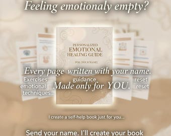 Personalized Self-Growth Book, Custom Name, PDF Guide (Digital PDF)