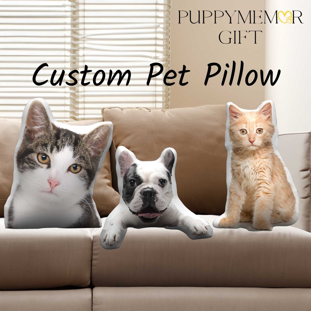 Personalized Pet Pillow Customized Pet Pillow Dog Throw Etsy