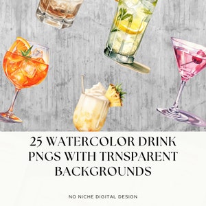 Elevate your event with our stunning collection of high quality 25 Cocktail Drink PNGs! Perfect for designing signature drinks menus, party invitations, and graphic design projects.