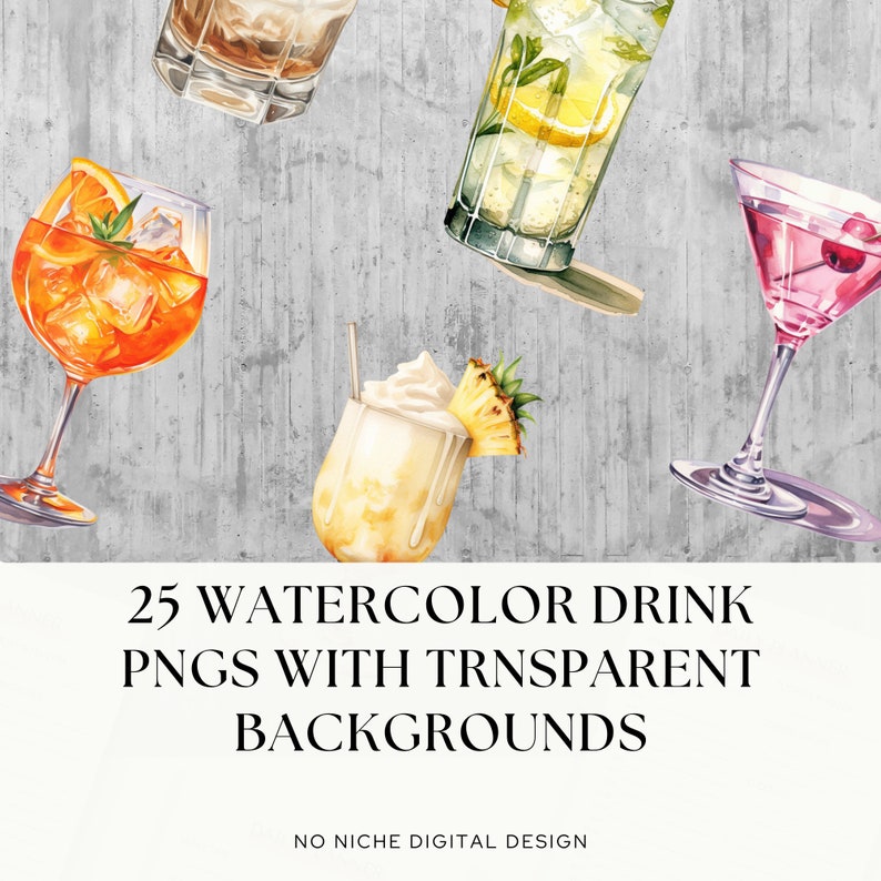 Elevate your event with our stunning collection of high quality 25 Cocktail Drink PNGs! Perfect for designing signature drinks menus, party invitations, and graphic design projects.
