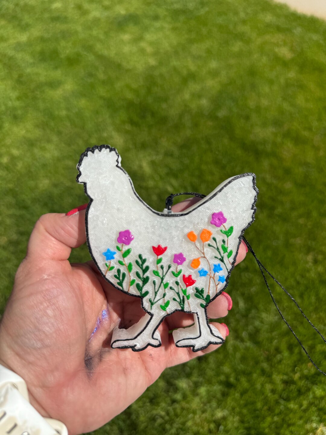 Floral Chicken Freshie - Etsy