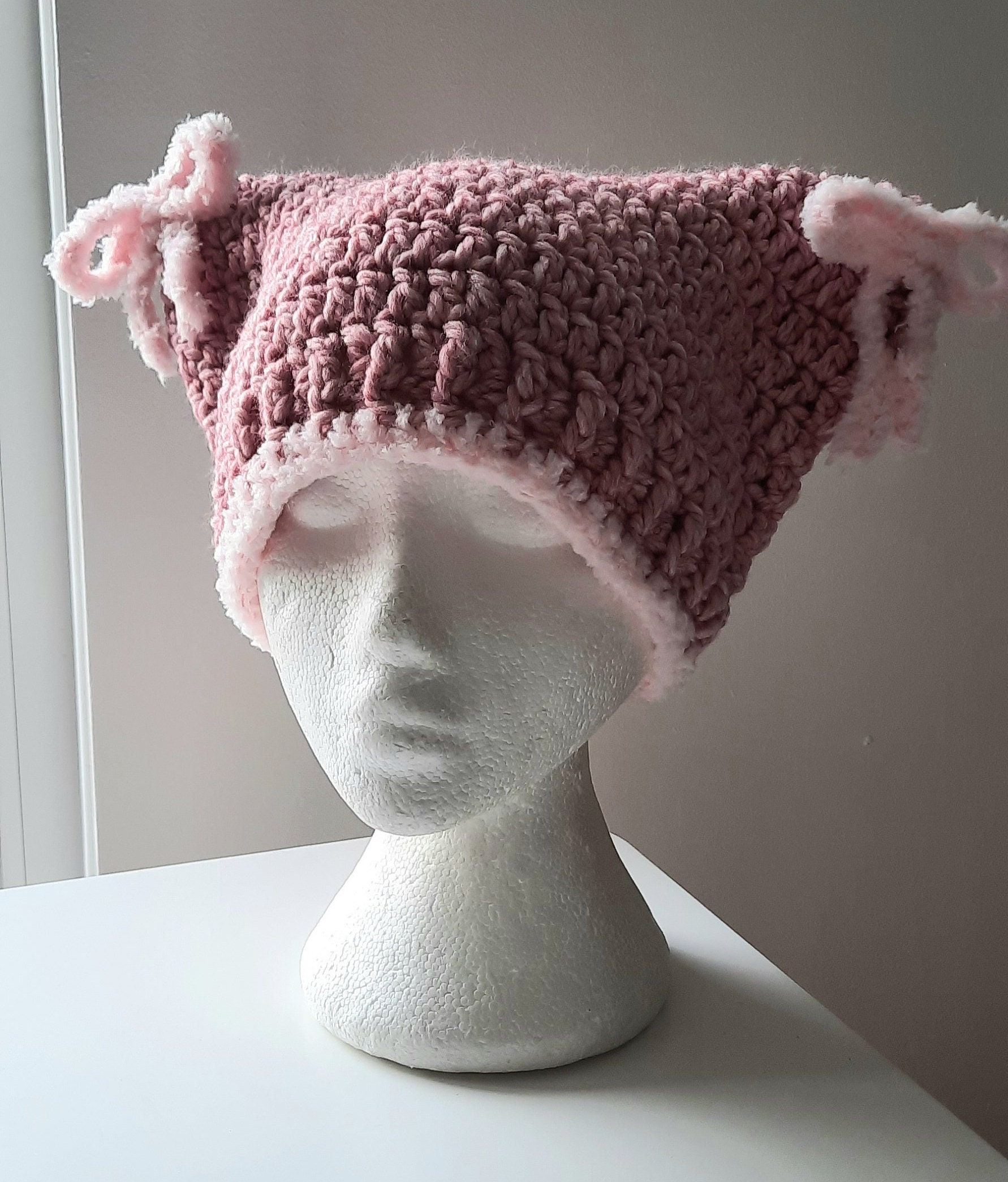 Handmade Crochet Cat Ear Beanie, Warm Hat, Chunky Knit Hat, Gift for Her, Spring Trend, Cat Lovers Gift, Fairycore, Various Colours - Etsy Handmade Crochet Cat Ear Beanie, Warm Hat, Chunky Knit Hat, Gift for Her, Spring Trend, Cat Lovers Gift, Fairycore, Various Colours - Etsy