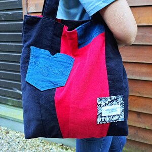 Upcycling Tote Bag Patchwork | Handmade Shopper | Unikat Stofftasche | Nachhaltige Tasche | Slow Fashion I Unisex