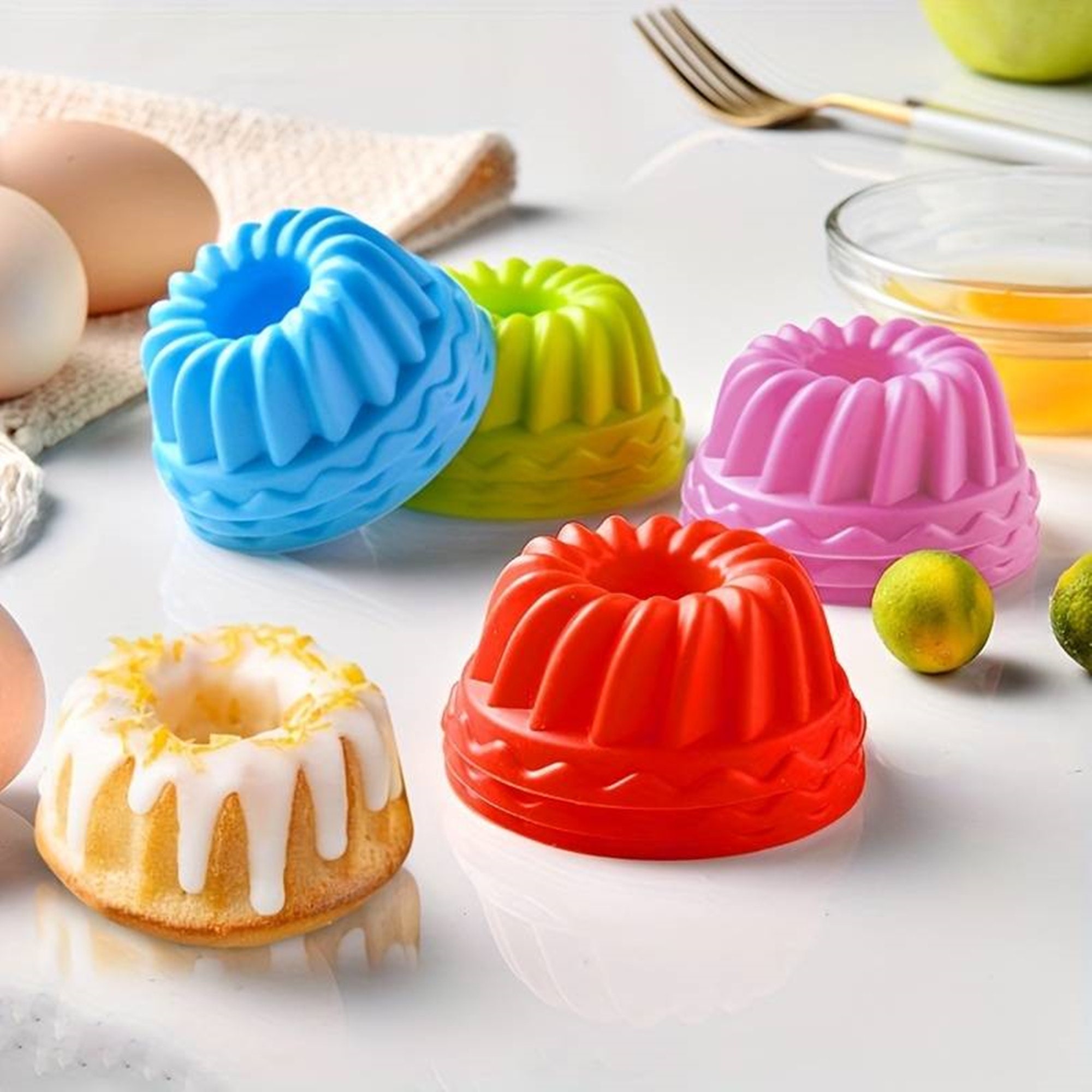 Mini Bundt Cake Pan Etsy UK