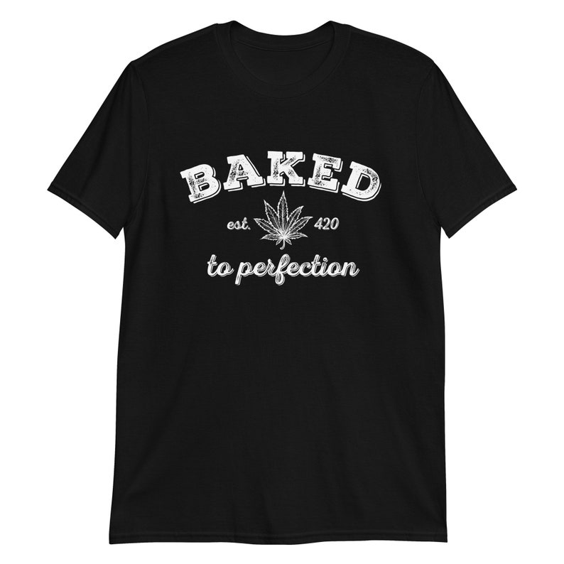 Fun Cannabis Lover Tee, 420 Baking Shirt, Weed Leaf Graphic, Pothead ...