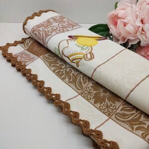 Cotton kitchen towel 31&quot;×31.5&quot;, Small tablecloth, Portuguese tablecloth, Portuguese towel, Portuguese kitchen decor, Kitchen tea towel.