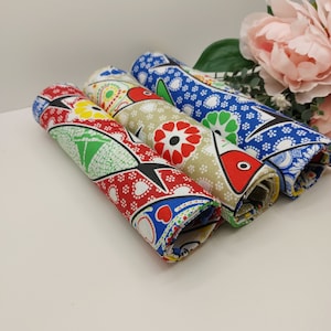 3er-Set Handtücher, Küchenhandtuch aus Baumwolle, 61 x 45,7 cm, portugiesische Sardine, traditionelles Dekor, Küchengeschirrtuch, Geschenk aus Portugal.