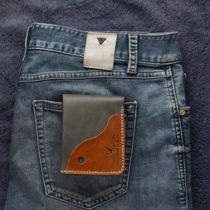 Cartera de hombre, cartera hecha a mano, cartera de cuero, cartera de cuero hecha a mano, cartera, cosida a mano, cartera de regalo para hombre, cartera bifold