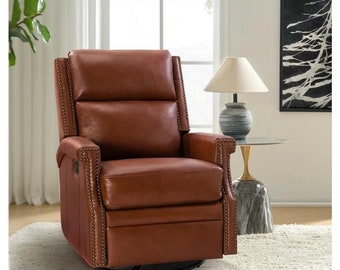 58685EC FLEXSTEEL Pair Burgundy Leather Reclining Chairs Etsy