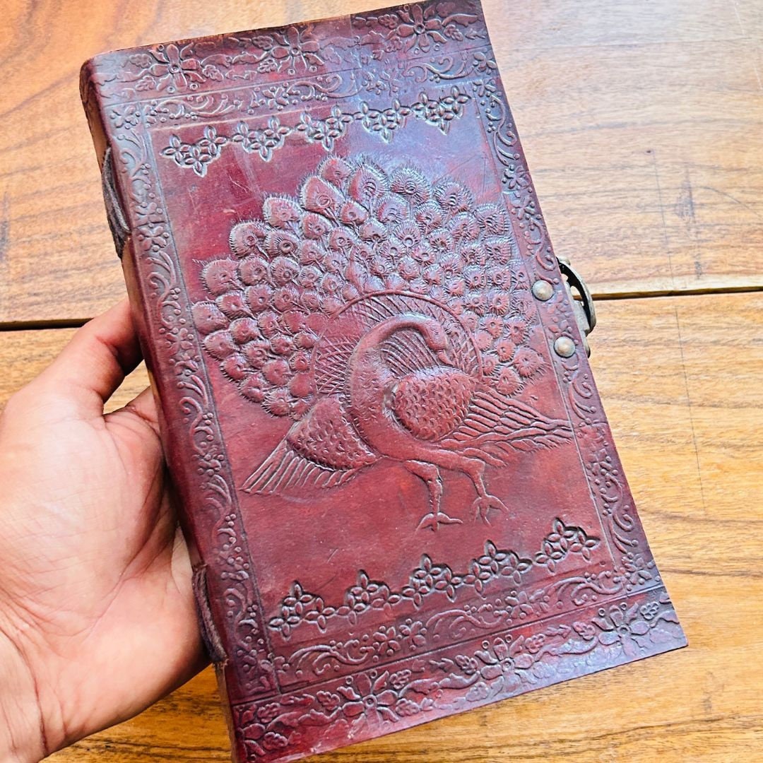 Leather Double Dragon Journal Writing Notebook Diary Bound Etsy
