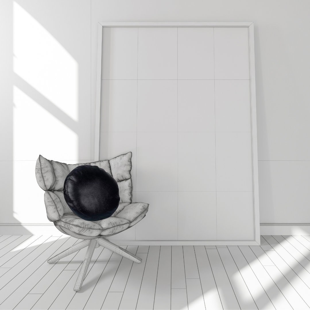 Vintage Round Leather Pillow Cover, Chair Cushion, Custom Size Cushion , Black Leather, Genuine