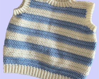 Top infantil de crochet