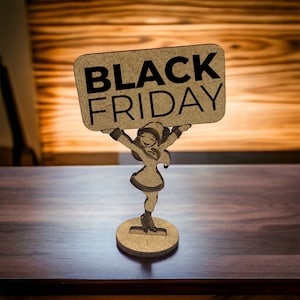 Menina feliz pricetag woodsign arquivos digitais 3-6mm folha escultura lasercut stecil download planos de madeira cnc
