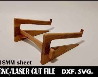 Laptop Ständer cnc schnitt dateien digitaler download weihnachtsgeschenk weihnachtsgeschenk holzschnitt pläne neues Jahr weihnachten ip