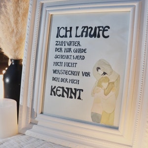 Ich LAUFE ZUM VATER Karte