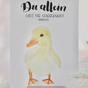 DU ALLEIN Karte
