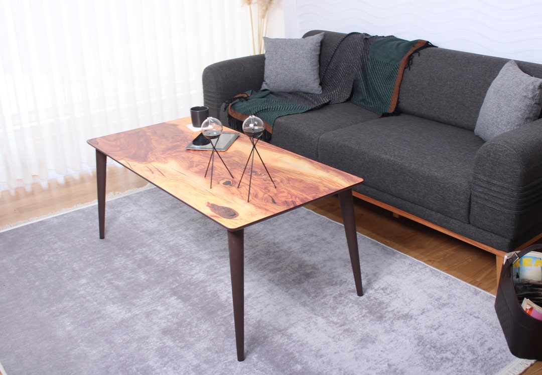 Large Coffee Tablewood Coffee Tablewooden Coffee Tableround - Etsy