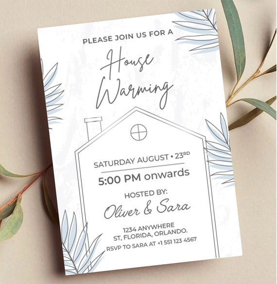 house warming invitation