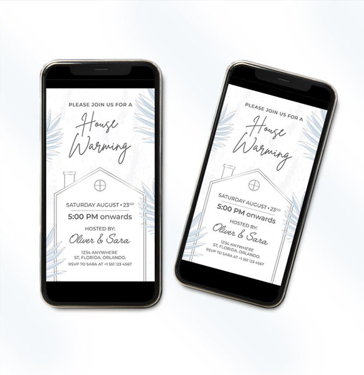 Elegant Housewarming Invitation | Modern Minimalist Design (digital) - Etsy