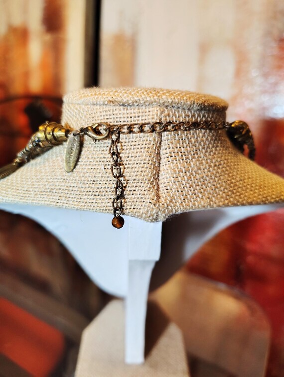 Multiple Beaded Strands with Tiny Metal Disks Nec… - image 4