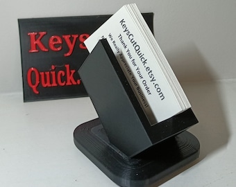 STL Digital File for DIY 3D Printer. Business Card Holder - No Physical Product Will be Shipped. This is a Digital File for Your 3D Printer