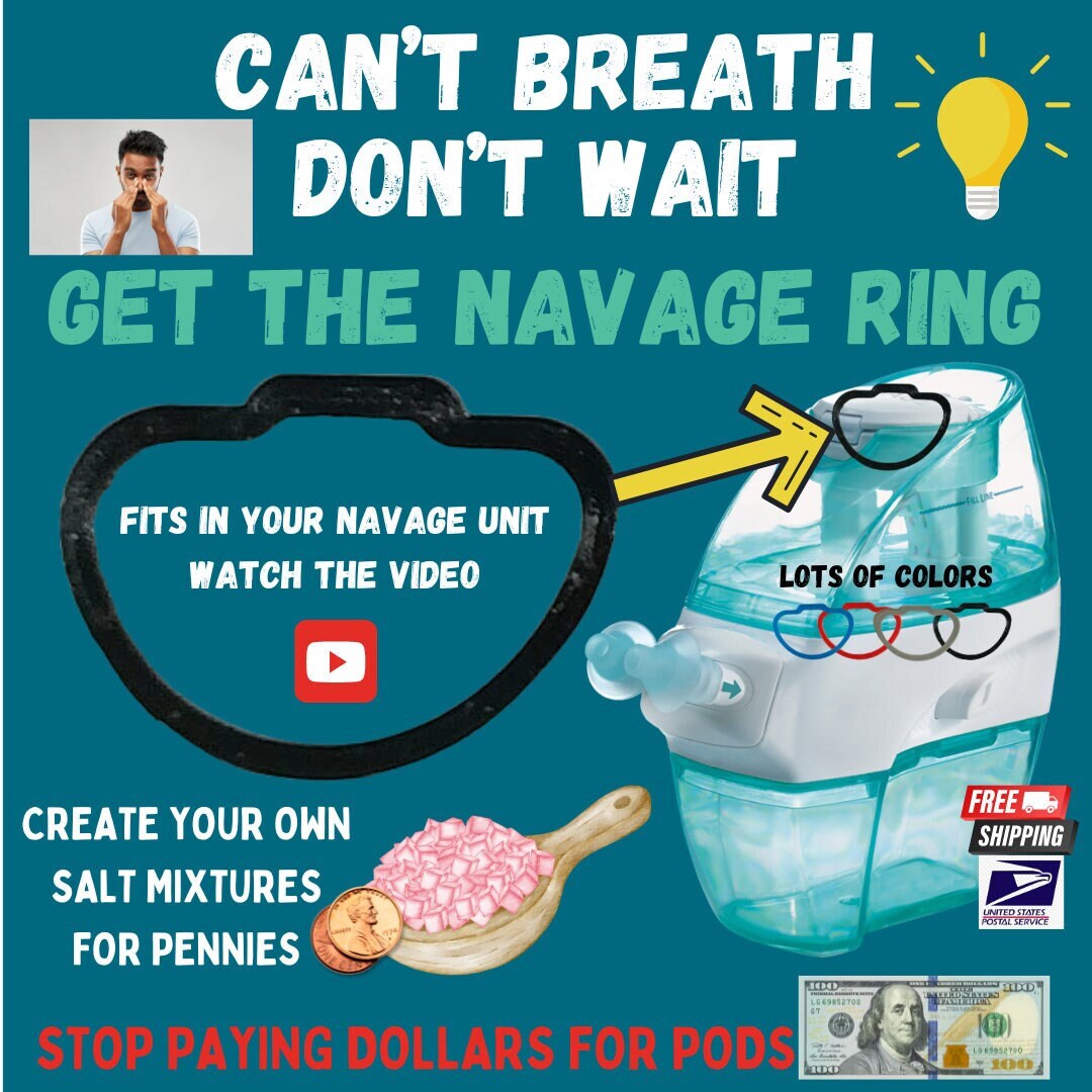 Navage Ring We Can Help Sinus Problems the Navage Ring Use Your Salt