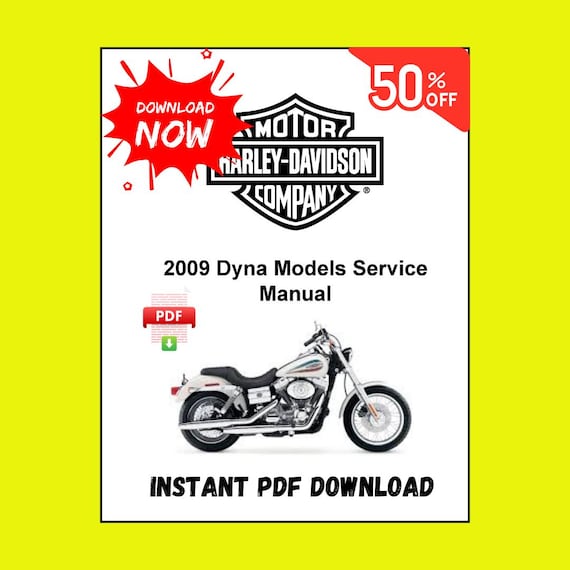 Harley Davidson 2009 Dyna Models Service & Electrical Manual
