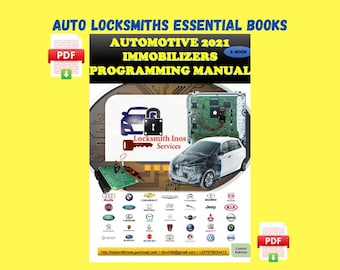 Advanced Automotive Immobilizer Programming eBook - 327 Pages PDF ECU Programming Diagnose Repair Tool.  Mostly European cars