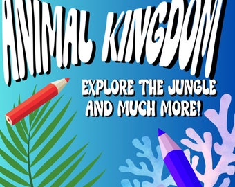 Animal Colouring Book for Kids/Jungle Colouring Book/Under the Sea Colouring Book/Farm Colouring Book/Activity Book for Kids
