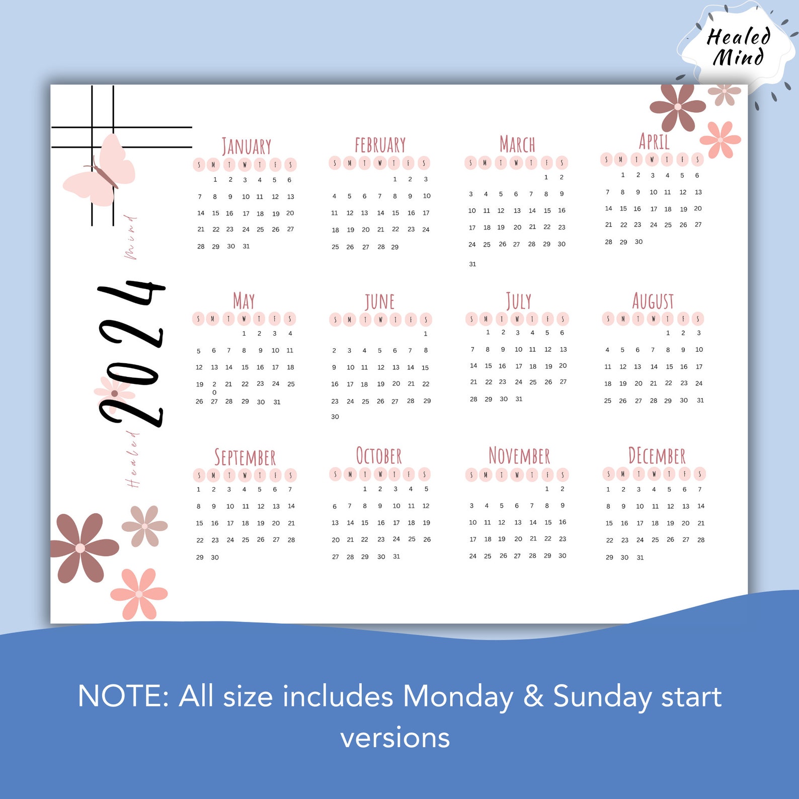 Printable 2025 Calendar Aesthetic Calendar White Pinkpdf Etsy Canada