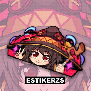 Megumin Peeker Sticker