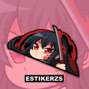 Akame Peeker Sticker