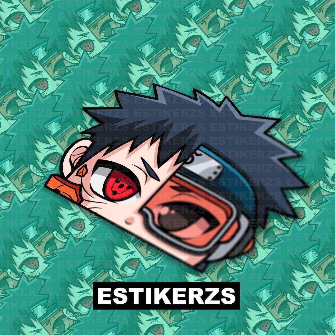 Obito X Tobi Peeker Waterproof Sticker - Etsy
