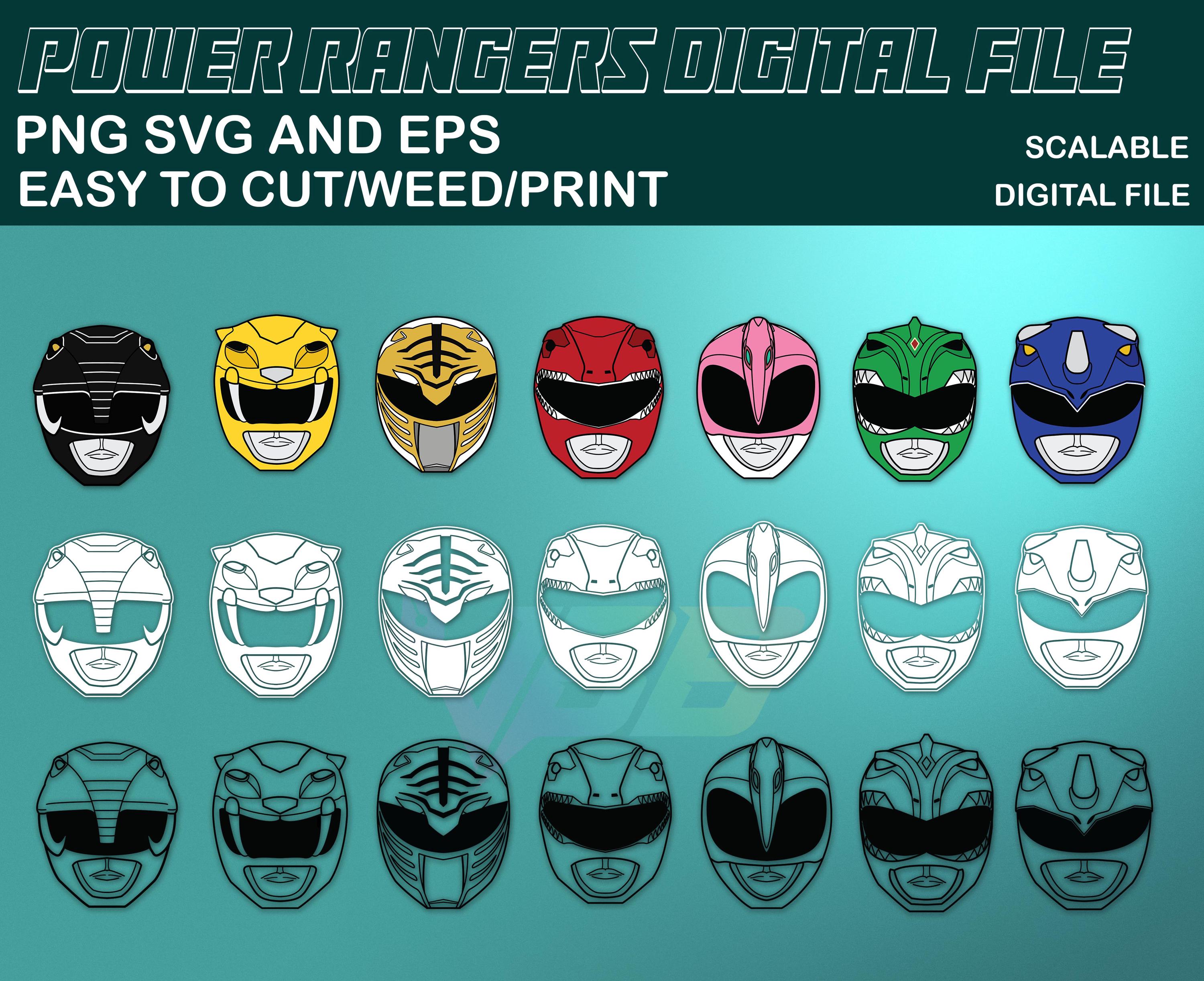 Power Rangers Car Decal - Etsy