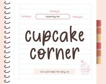 Handschrift Schriftart: Saubere Notizschrift für Goodnotes (TTF & OTF)