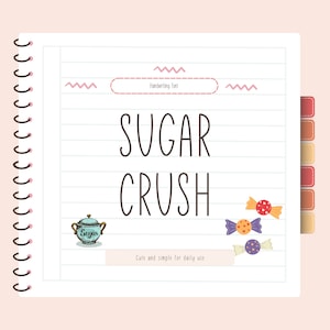 Neat handwritten font, student font, Goodnotes font, Digital planner font, Font download, Procreate font ,neat font, canva font , fonts