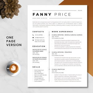 K&ouml;nnte beinhalten: Ein schwarz-wei&szlig;er Lebenslauf mit dem Namen Fanny Price oben. Der Lebenslauf listet ihre Ausbildung, Berufserfahrung und F&auml;higkeiten auf. Der Lebenslauf ist im Format einer Seite gestaltet.